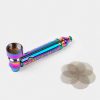 Pipa Metalica The Bulldog tornasol 83MM con rejilla