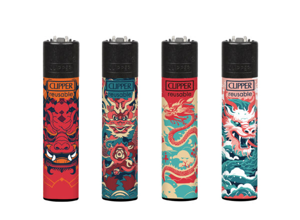 Encendedor Clipper Asian Life 4 24unid.