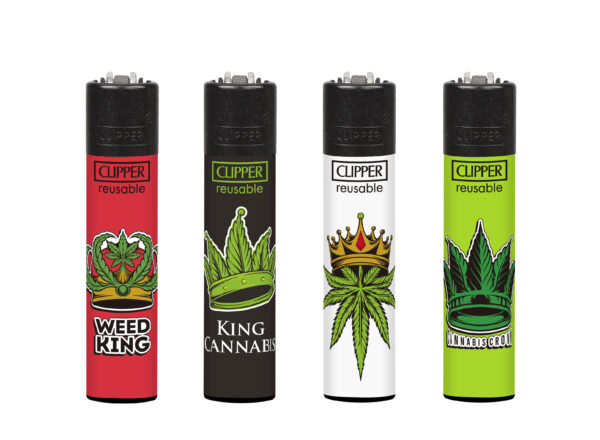 Encendedor Clipper Canna King 24 unid.