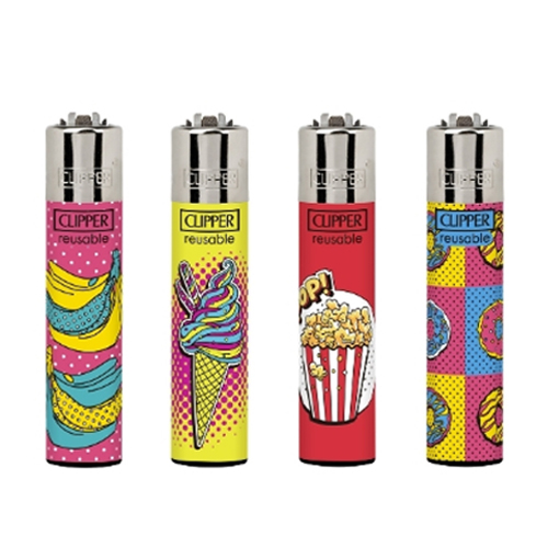Encendedor Clipper Pop Art 1 24 Unid.